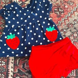 Strawberry Top & Short Set